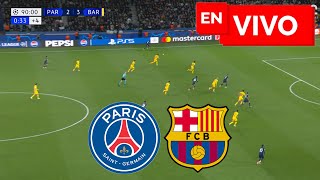 🔴 PSG 2  3 BARCELONA EN VIVO Y EN DIRECTO 🔴 CHAMPIONS LEAGUE 🏆 [upl. by Atrebor]