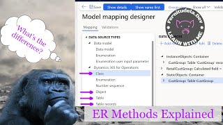 Use of Methods in D365FO Electronic Reporting Explained Table vs Table Records amp Class vs Object [upl. by Ennayllek]