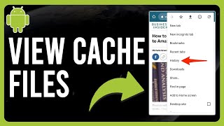 How To View Cache Files On Android How To Access Cache Files On Android [upl. by Radmilla100]