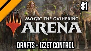 MTG Arena  Izzet Control P1  Guilds of Ravnica Quick Draft sponsored [upl. by Fiann793]