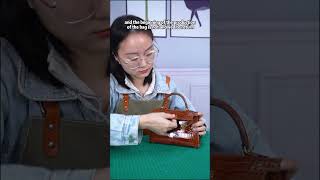 Highend handcrafted leather bag differnt color options do you love it🥰 [upl. by Darcie]