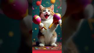 Cat Playing Maracas [upl. by Gayla]