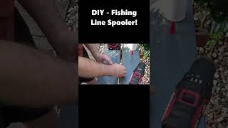 Making a Fishing Line Spooler diy [upl. by Aihsikal]