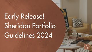 Sheridan Animation Portfolio Guidelines  20242025 Overview [upl. by Callan15]