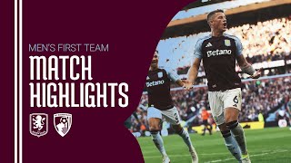 HIGHLIGHTS  Aston Villa 11 Bournemouth [upl. by Romelda]