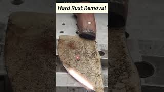 Hard Rust Removal lasercleaning cleaning [upl. by Reames]