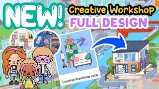 NEW UPDATE Creative Workshop Furniture Pack  NEAT Street Home TOCA BOCA House Ideas Toca Life World [upl. by Gabriela174]