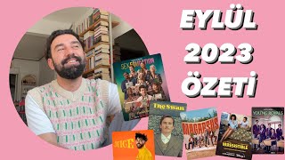 EYLÜL 2023 ÖZETİ  15 Kitap 8 Dizi [upl. by Courcy920]