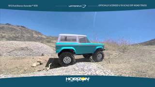 Vaterra 110 Scale 1972 Ford Bronco Ascender 4WD RTR [upl. by Ihcur]