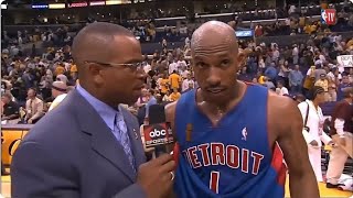 Chauncey Billups Finals MVP  22 Points vs Lakers Game 1 [upl. by Aseeram]