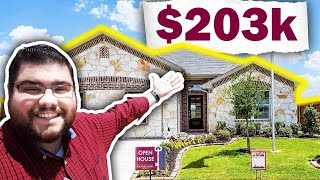 Fort Worth TX  How much home can 200000 get you  Impression Homes [upl. by Imeon]