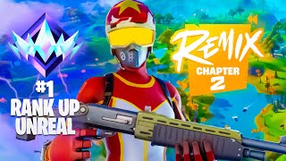 1 Controller Player with HANDCAM 🎮 👑 Chapter 2 UNREAL RANK SPEEDRUN 🏆 Fortnite OG Remix [upl. by Edouard]