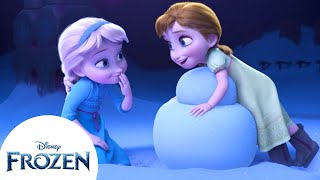 Elsa amp Annas Snow Scenes  Frozen [upl. by Omora719]