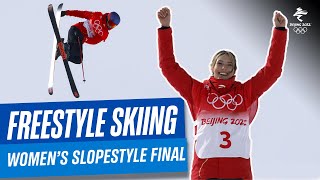 Freestyle Skiing  Womens Freeski Slopestyle Final  Full Replay  Beijing2022 [upl. by Malachi231]