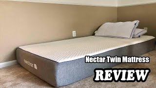 Review Nectar Twin Mattress 2022 [upl. by Sihonn504]