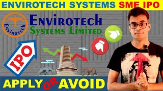 Envirotech systems ipo review [upl. by Nylodnarb]