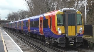 SWT Class 4585s amp 450s At Syon Lane  Saturday 14th February 2015 [upl. by Sidney]