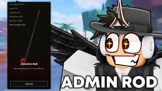 Using the ADMIN ONLY Executive Rod in Fisch Roblox Fisch [upl. by Carlile]