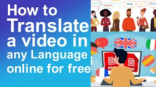 How to Translate Video into ANY Language with AI for free [upl. by Tobiah]