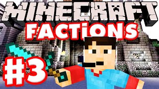 Minecraft Factions Part 3  First Raid Scottland Studios Public Minecraft Factions Server [upl. by Yennep7]