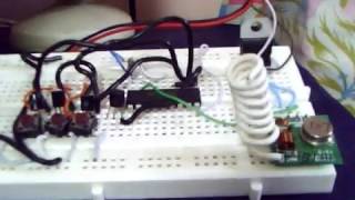 Integrated RF 433MHZ transmitter and receiver with PC [upl. by Suedaht]