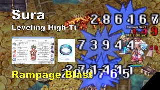 BB iRO Sura Rampage Blast  quotIron Nail amp 10 Sura Weapon Shadow quot Leveling at HighTi  IRO Chaos [upl. by Meraree509]