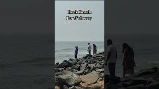 Rock Beach Pondicherry one of the beautiful Beach in Puducherry Union Territory of India travel [upl. by Raul]