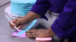 How to Make Fondant Frills  Take the Cake [upl. by Mcgean]