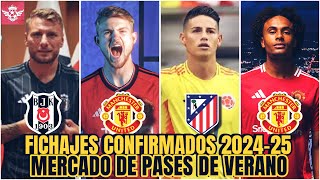 Ultimos FICHAJES CONFIRMADOS y Rumores tras Terminar la Eurocopa y COPA America en el Mercado 2024 [upl. by Ardme64]