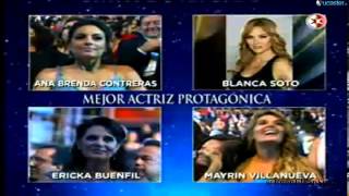 Erika Buenfil ganadora Mejor actriz protagonista en premios TvyNovelas [upl. by Otrebile410]