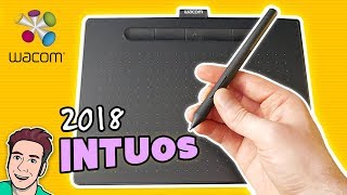 INTUOS Small amp Medium  Wacom Drawing Tablet for Beginners Review ✏️ [upl. by Oslec]