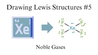 Drawing Lewis Structures 5 Noble Gases AP Chemistry Homework [upl. by Rocco]