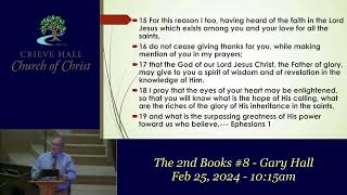 The 2nd Books 8  Gary Hall  Feb 25 2024  1015am [upl. by Ssur]