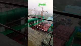 Rain Time of Lodha Bellavita site Pune ☔🌧️🍀 pune punerain nibm nibmroad [upl. by Kuehn]