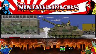 The Ninja Warriors  Arcade  LongPlay  TAITO  1987 [upl. by Namad]