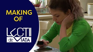 🎥 MAKING OF LECȚII de VIAȚĂ Sez 6 Ep 12 ⏩ Pentru cine ma părăsit oare [upl. by Oigroeg]