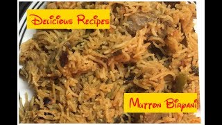 Mutton Biryani  Goat Biryani in tamil with English Subtitles [upl. by Hgielanna]