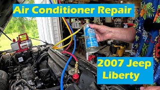 2007 Jeep Liberty Air conditioner repair The full Story [upl. by Arbe]