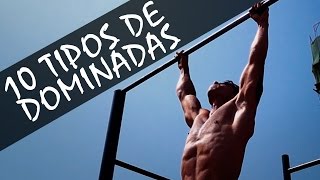 10 Tipos De Dominadas Básicas Pull Ups Basicas [upl. by Nallak]