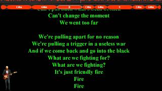 Linkin Park  Friendly Fire  Lyrics Chords Vocals [upl. by Jayson]