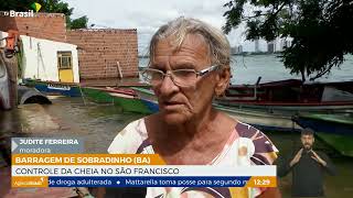 Barragem de Sobradinho está em controle de cheia do Rio São Francisco [upl. by Ahcsim900]