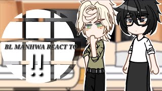 bl manhwa react to my random video  gacha club indoeng [upl. by Feune620]