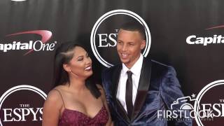 Stephen Curry Ayesha Curry at 2016 Espys [upl. by Mascia208]