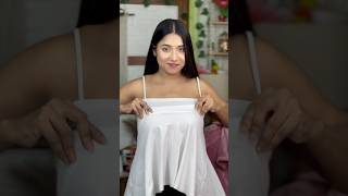 Skirt top hack😱western styleyoutubeshorts shorts diy hack style latest newfestivalwedding [upl. by Dirraj783]