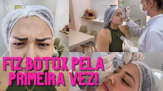 FIZ BOTOX PELA PRIMEIRA VEZ ANTES E DEPOIS  como foi Doeu Conto tudo [upl. by Tarrel]