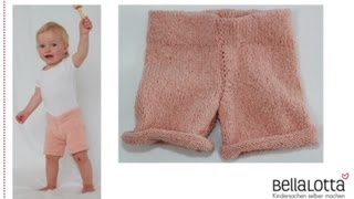 Kurze Hose Babyshort einfach stricken  für Anfänger [upl. by Stacy]