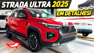 NOVA FIAT STRADA ULTRA CABINE DUPLA 2025  A MELHOR DO SEGMENTO [upl. by Nwahsaj]