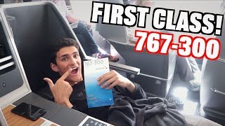 First Class American Airlines Boeing 767300 Review PHLMIA [upl. by Zaccaria]