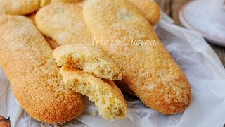 Savoiardi al caffè biscotti veloci di Arte in Cucina [upl. by Esmeralda]