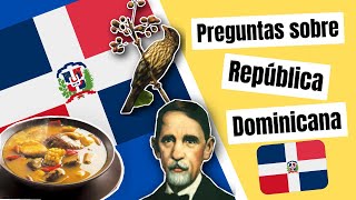 Qué tanto sabes sobre la República Dominicana🇩🇴📚40 preguntas sobre RD🧠🇩🇴 [upl. by Raye122]